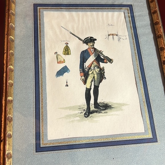 Old French Artillery Soldier Print - Picture 3 of 9